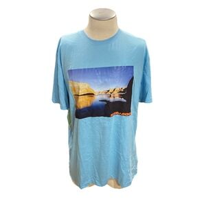 Sea Doo T Shirt XL Men's Ocean Homme Blue Short Sleeves